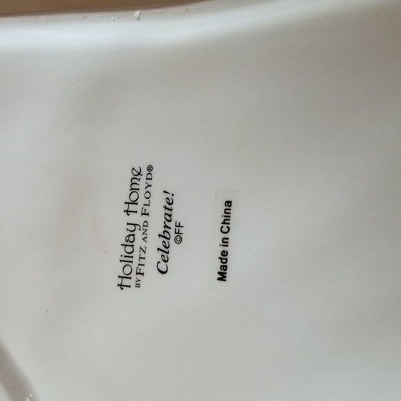 Fitz and Floyd Snowman plate - Picture 4 of 7